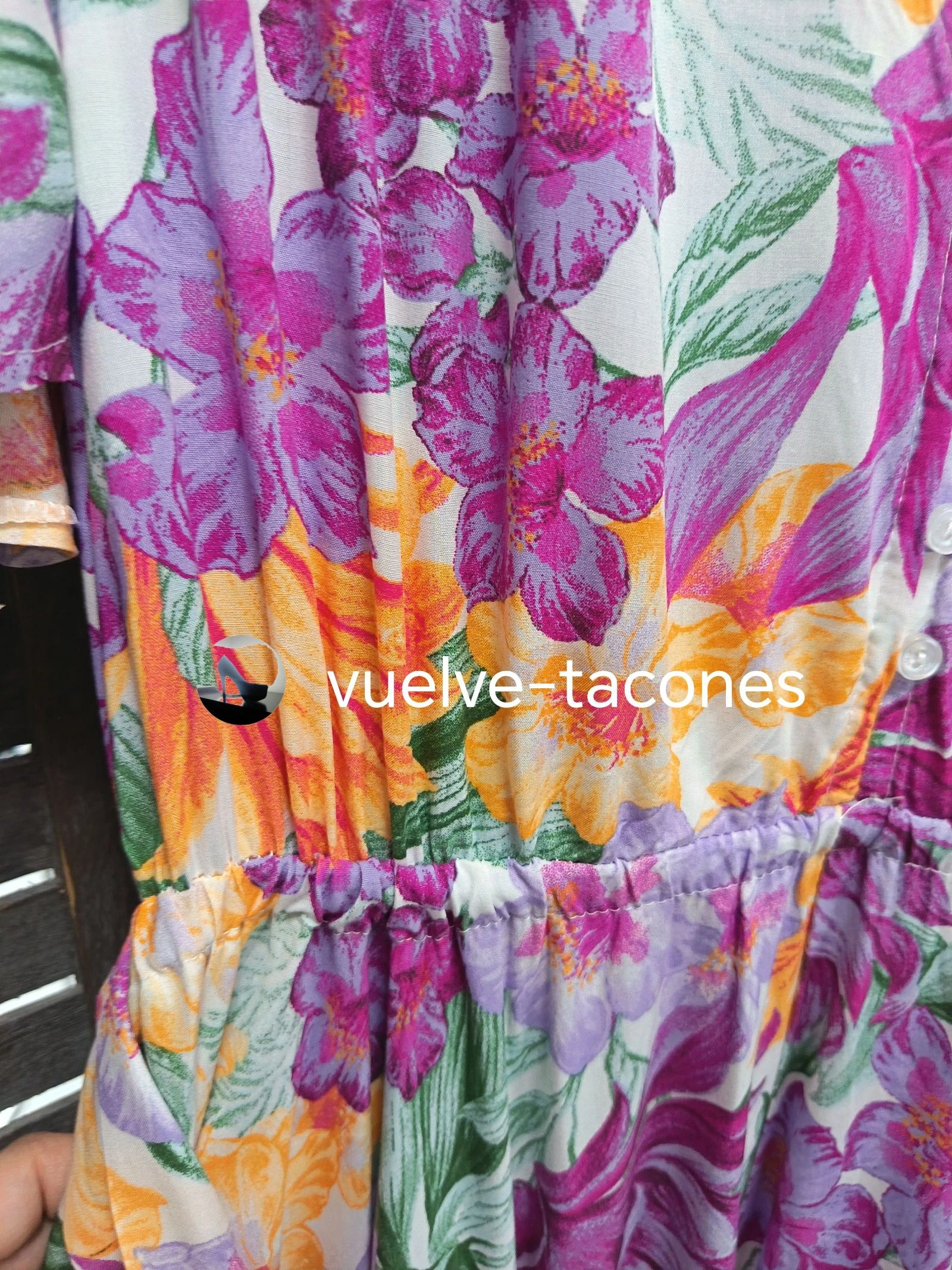 Asymmetrische bloemenjurk ♡ JAASE * maat M – photo 10